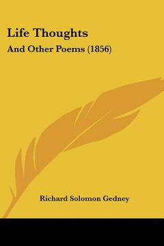 portada life thoughts: and other poems (1856) (en Inglés)