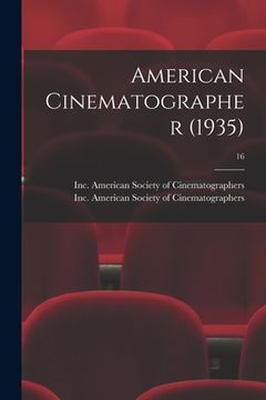 portada American Cinematographer (1935); 16 (en Inglés)