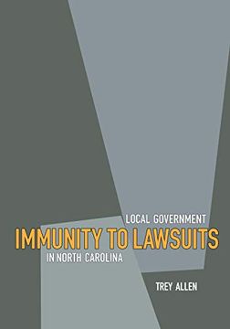 portada Local Government Immunity to Lawsuits in North Carolina (en Inglés)