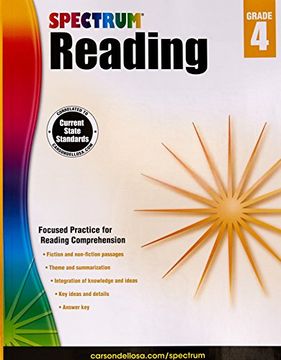 Spectrum Reading Workbook, Grade 4 (en Inglés)