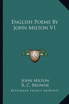portada english poems by john milton v1 (en Inglés)