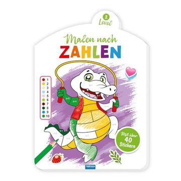 portada Trötsch Malen Nach Zahlen 3. Level Malbuch (en Alemán)
