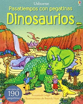 portada Pasatiempos con Pegatinas. Dinosaurios (in Spanish)