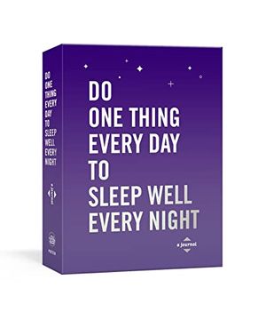 portada Do One Thing Every Day to Sleep Well Every Night: A Journal (in English)