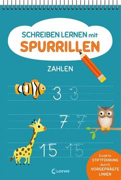 portada Schreiben Lernen mit Spurrillen - Zahlen (en Alemán)
