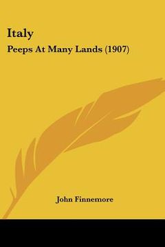 portada italy: peeps at many lands (1907) (in English)