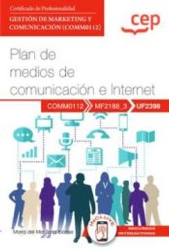 portada (Uf2398) Manual. Plan de Medios de Comunicacion e Internet.  Gestion de Marketing y Comunicacion (Comm0112)