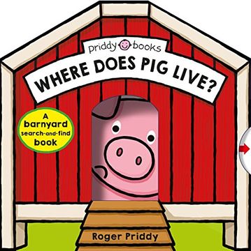 portada Where Does pig Live? A Barnyard Search-And-Find Book 