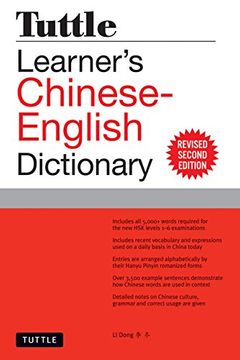 portada Tuttle Learner's Chinese-English Dictionary: Revised Second Edition (Fully Romanized) 