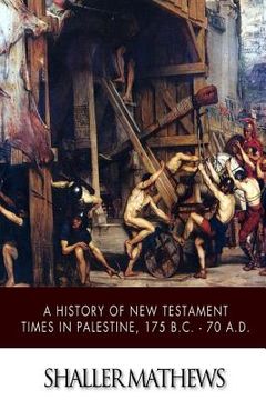 portada A History of New Testament Times in Palestine, 175 B.C. ? 70 A.D. (in English)