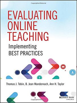 portada Evaluating Online Teaching: Implementing Best Practices (en Inglés)