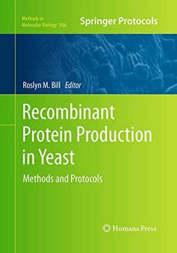 portada Recombinant Protein Production in Yeast: Methods and Protocols (Methods in Molecular Biology) (en Inglés)