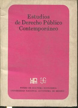 portada ESTUDIOS DE DERECHO PUBLICO CONTEMPORANEO.
