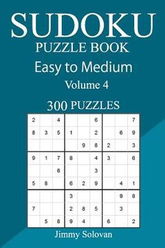 portada 300 Easy to Medium Sudoku Puzzle Book (en Inglés)