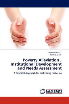 portada poverty alleviation, institutional development and needs assessment (en Inglés)