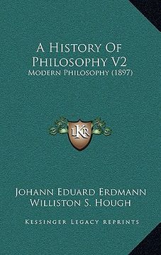 portada a history of philosophy v2: modern philosophy (1897) (in English)