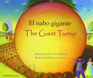portada The Giant Turnip Spanish & English (Folk Tales)