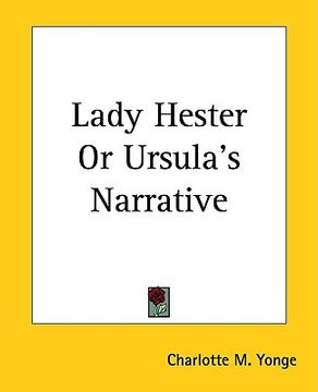 portada lady hester or ursula's narrative (in English)