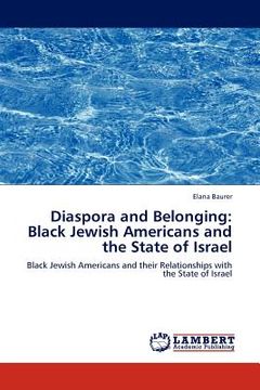 portada diaspora and belonging: black jewish americans and the state of israel (en Inglés)