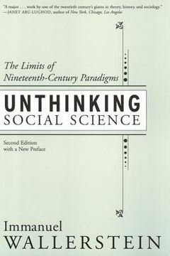 portada unthinking social science: the limits of nineteenth-century paradigms (en Inglés)