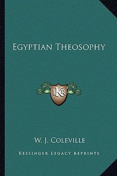 portada egyptian theosophy (en Inglés)