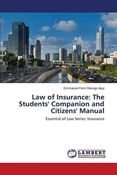 portada Law of Insurance: The Students' Companion and Citizens' Manual