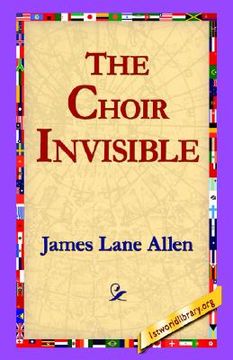 portada the choir invisible (in English)