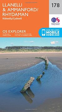 portada Llanelli and Ammanford/Rhydaman (OS Explorer Map)