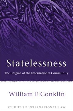 portada Statelessness: The Enigma of an International Community (en Inglés)