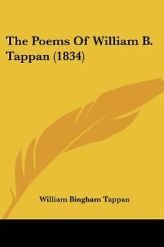 portada the poems of william b. tappan (1834) (en Inglés)