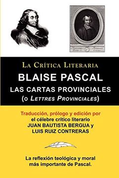 portada Las Cartas Provinciales: O Lettres Provinciales (in Spanish)