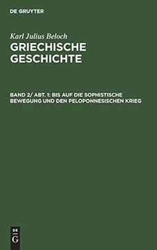 portada Bis auf die Sophistische Bewegung und den Peloponnesischen Krieg (in German)