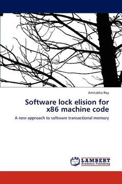 portada software lock elision for x86 machine code (en Inglés)