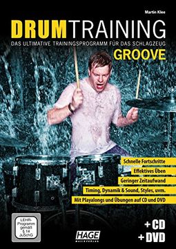 portada Drum Training Groove + CD + DVD: Das ultimative Trainingsprogramm für das Schlagzeug (in German)