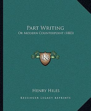 portada part writing: or modern counterpoint (1883) (in English)