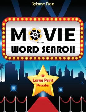 portada Movie Word Search: 101 Large Print Puzzles (en Inglés)