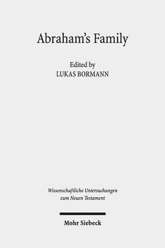 portada Abraham's Family: A Network of Meaning in Judaism, Christianity, and Islam