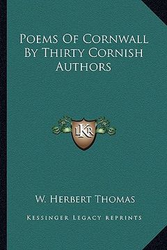 portada poems of cornwall by thirty cornish authors (in English)