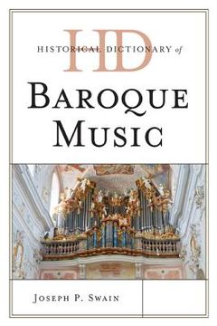 portada historical dictionary of baroque music (in English)