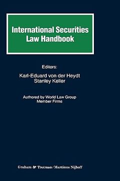 portada international securities law handbook (en Inglés)