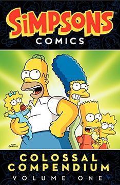 portada Simpsons Comics Colossal Compendium Volume 1 (en Inglés)