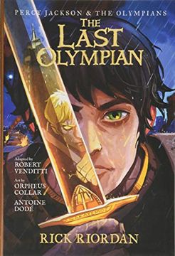 portada Percy Jackson and the Olympians the Last Olympian: The Graphic Novel (Percy Jackson & the Olympians) (en Inglés)