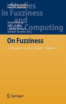 portada on fuzziness: a homage to lotfi a. zadeh volume 1