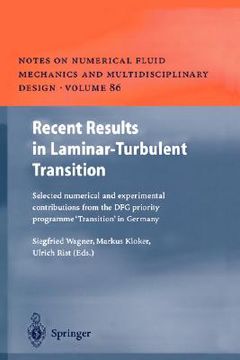 portada recent results in laminar-turbulent transition