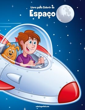 portada Livro para Colorir de Espaço (en Portugués)