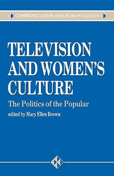portada television and women's culture: the politics of the popular (en Inglés)