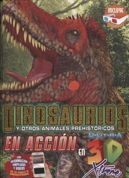 portada Dinosaurios y Otros Animales Prehistoricos en Accion