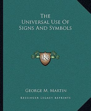 portada the universal use of signs and symbols