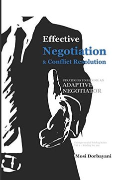 portada Effective Negotiation and Conflict Resolution (Entrepreneurial Briefing Series - Vol. 1) (en Inglés)
