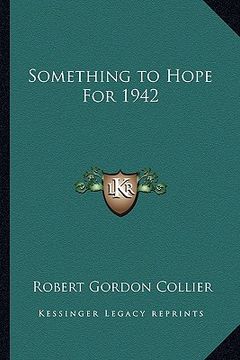 portada something to hope for 1942 (en Inglés)